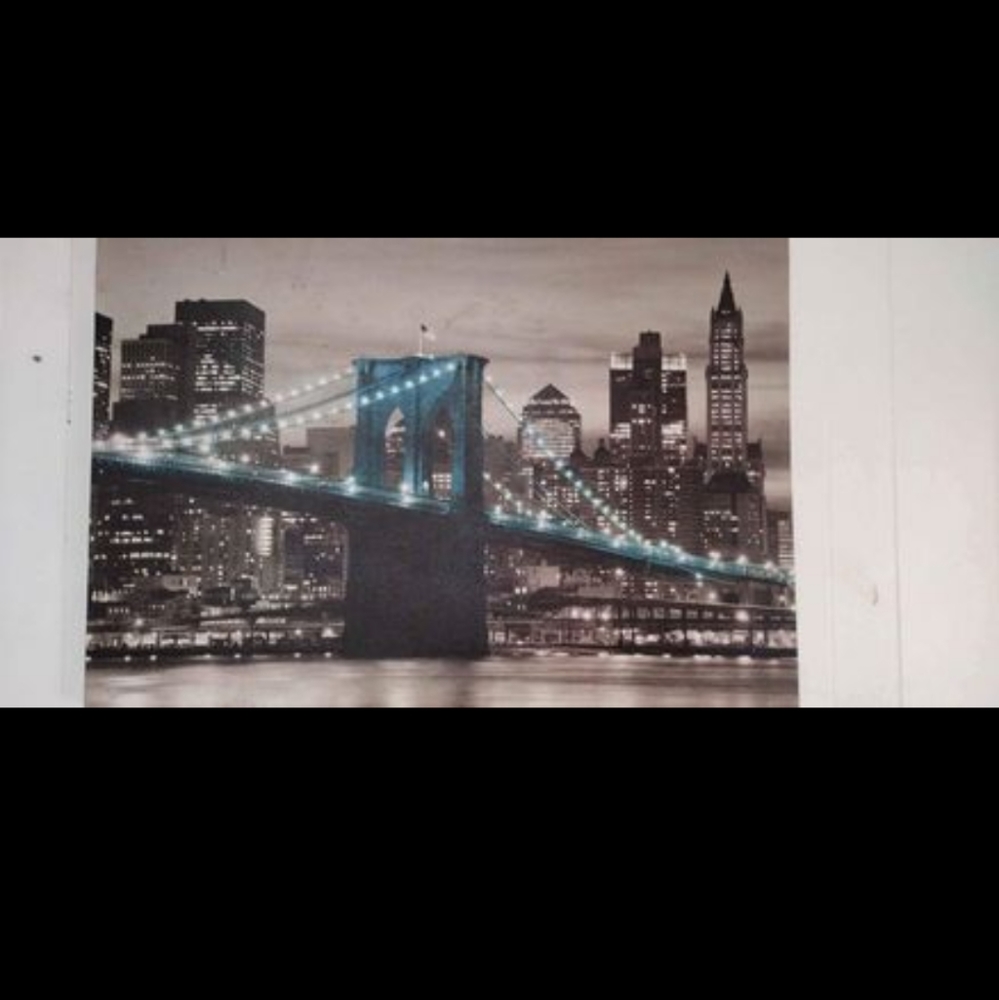 City Nigh Life Canvas Picture